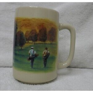 Otagiri Golf Lover Mug Humorous Coffee Cup 14 oz Golf Just Like Life Funny Dad
